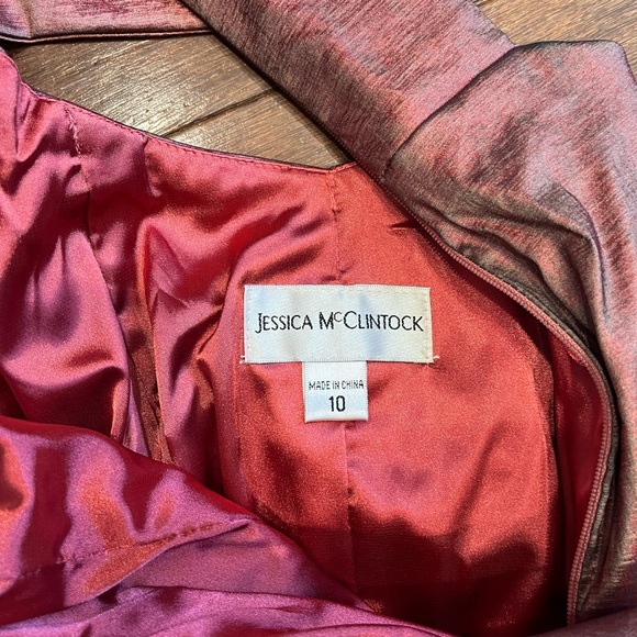 Jessica McClintock Strapless Dress, Size 10 - Picture 6 of 7